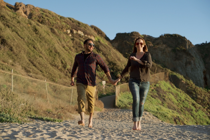 www.davello.com, Point Dume Malibu Beach Engagement Session